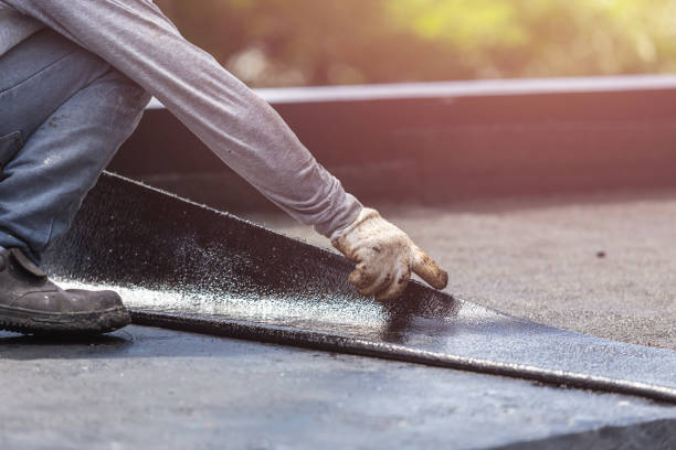 Professional Emergency Waterproofing technician working in Toledo, OR